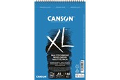 Arts & Crafts - Tilbehør - Canson XL Mixed Media Spiral A5 160G 30 SH - 17-31078A035