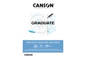 Arts & Crafts - Tilbehør - Canson Graduate Tracing Paper Pad Satin A4 70G 40 SH - 17-31250P020
