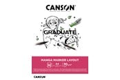Arts & Crafts - Tilbehør - Canson Graduate Manga Marker Layout Pad A4 70G 50 SH - 17-31250P024