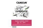 Arts & Crafts - Tilbehør - Canson Graduate Manga Marker Layout Pad A3 70G 50 SH - 17-31250P025