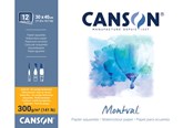 Arts & Crafts - Tilbehør - Canson Montval CP 30x40 cm 300G Block 12 SH - 17-200006545