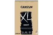 Arts & Crafts - Tilbehør - Canson XL Kraft LD A3 90G Spiral 60 SH - 17-400039142