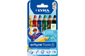 Arts & Crafts - Tilbehør - Lyra Groove Triple 1 6 pcs - 1-3831060