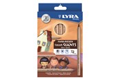 Skrive- & Tegneverktøy - Lyra Color Giant Skin Tones 12 pcs BL - 1-3931124