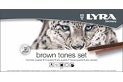 Arts & Crafts - Tilbehør - Lyra Hard Pastel Brown Tones Set 12 pcs - 1-5641121