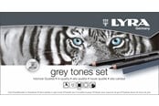 Arts & Crafts - Tilbehør - Lyra Hard Pastel Grey Tones Set 12 pcs - 1-5641122