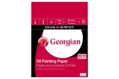 Arts & Crafts - Tilbehør - Daler-Rowney Georgian Oil Paper Pads 12 Sheets 290G 16x12" - 16-403612200