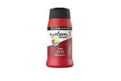 Arts & Crafts - Tilbehør - Daler-Rowney System3 500 ml Crimson - 16-129500513