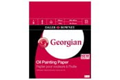 Arts & Crafts - Tilbehør - Daler-Rowney Georgian Oil Paper Pads 12 Sheets 290G 20x16" - 16-403612700
