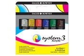 Arts & Crafts - Tilbehør - Daler-Rowney System3 Starter Set 6x22 ml - 16-129100005