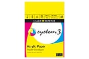 Arts & Crafts - Tilbehør - Daler-Rowney System3 Acrylic Pad 20 Sheets 230G A4 - 16-403600400