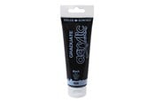 Arts & Crafts - Tilbehør - Daler-Rowney Graduate Acrylic 120 ml Black - 16-123120026