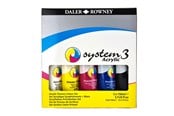 Arts & Crafts - Tilbehør - Daler-Rowney System3 Jumbo Process Set 5x150 ml - 16-129100150