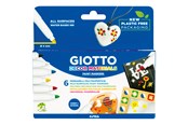 Skrive- & Tegneverktøy - Giotto Decor Materials Paint Markers 6 pcs BL - 11-453300