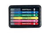 Skrive- & Tegneverktøy - Giotto Decor Textile 6 pcs BL - 11-500000