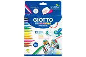 Skrive- & Tegneverktøy - Giotto Decor Textile Paint Markers  12 pcs BL - 11-494900