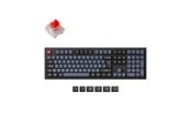 Tastatur - Keychron K10 Pro QMK/VIA Wireless RGB Hot Swap K Pro Red - Gamingtastatur - Nordisk - Svart - K10P-H1P-BO