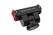 Actionkamera  - Tilbehør - Sunnylife Magnetic Mounting Adapter 1/4 Swivel 180 for OSMO 360 ACTION 5 PRO OSMO ACTION 4 3 2 - AD035