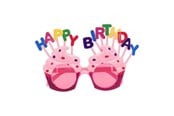 Kostymer - Boland - Party glasses Happy Birthday - 02612