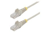 Nettverkskabel - StarTech.com patch cable - grey - Grå - 0.25m - N6PAT25CMGRS