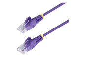 Nettverkskabel - StarTech.com patch cable - purple - Purpur - 0.25m - N6PAT25CMPLS
