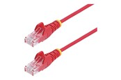 Nettverkskabel - StarTech.com patch cable - red - Rød - 0.25m - N6PAT25CMRDS