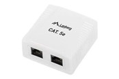 Nettverkskabel - Lanberg network coupler - white - Hvit - OU5-0002-W