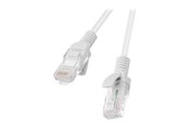 Nettverkskabel - Lanberg patch cable - 15 m - grey RAL 7035 - Grå - 15m - PCU6-10CC-1500-S