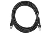 Nettverkskabel - Zebra network cable - 5 m - Svart - 5m - CBL-ENT00500-M1200