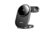 Mobil - Adaptere og ladere - Joyroom JR-W17 Qi 3-in-1 Wireless Inductive Charger - Black - JR-W17