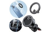 Mobil - Andre tilbehør - Joyroom kit multifunctional magnetic car holder ring phone support black (JR-ZS294) - JR-ZS294 vent