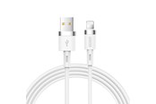 USB - Joyroom Liquid Silicone Data Cable N2 USB-A / Lightning 2.4A 1.2m - White - S-1224N2 Lightning White