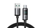 USB - Joyroom S-A16 Pro Prism Series 66W USB-A - USB-C Cable with Display 1.2m - Black - S-A16 PRO_AC