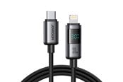 USB - Joyroom S-A16 Pro Prism Series 30W USB-C - Lightning Cable with Display 1.2m - Black - S-A16 PRO_CL