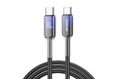 USB - Joyroom S-A42 Crystal-Clear Series 60W USB-C - USB-C cable 1.2m - black - S-A42_CC_B