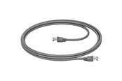 Nettverkskabel - Logitech Cat5e Kit - patch cable - graphite - Grå - 3m - 952-000072
