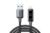 USB - Joyroom S-A55 StarFlight 3A USB-A - Lightning cable 1.2m - black - S-A55 A-L 3A 1.2m black