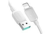USB - Joyroom Multi-Color Series A14 Lightning / USB-A 2.4A 1.2 m cable - white - S-AL012A141W