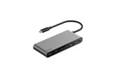 Dokkingstasjon - Belkin Connect 7-in-1 USB-C Hub with Dual USB-C Ports - Silver - INC024HQSGY