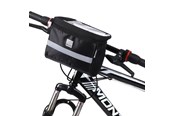 Sykkelutstyr - Wozinsky Bike Handlebar Bag with Phone Case 2L Black (WBB12BK) - 5907769300516