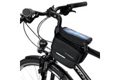 Mobil - Deksel og etui - Wozinsky bicycle frame bag waterproof phone case 1.5l black (WBB26BK) - 5907769301452