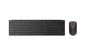 Tastatur - Lenovo Pro Combo 6000 - keyboard and mouse set - QWERTY - US English - eclipse black Input Device - Tastatur & Mussett - Engelsk (USA) - Svart - 4X31S04810