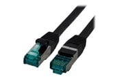Nettverkskabel - EFB NORDIC EFB-Elektronik patch cable - 1.5 m - black - Svart - 1m - MK6001.1,5B
