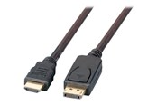 Skjermkabel - EFB NORDIC EFB-Elektronik adapter cable - DisplayPort / HDMI - 3 m - K5561SW.3V2