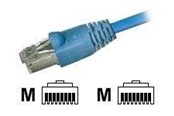 Nettverkskabel - EFB NORDIC EFB-Elektronik patch cable - 7.5 m - blue - Blå - 7.5m - K5459.7,5