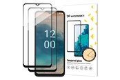 Mobil - Beskyttelsesglass - Wozinsky  Full Glue Tempered Glass 2x Tempered Glass For Nokia G22 9H Full Screen Full Cover With Black Frame - 9145576275054