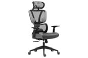 Gamingstol - L33T FuzionX Ergo Gamingstol - Grå - Maskestoff - Opptil 120 kg - 3062006