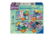 Puslespill - Ravensburger 4in1 Stitch Puzzle - 120041061