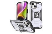 Mobil - Deksel og etui - Wozinsky Ring Armor iPhone 15 Plus iPhone 15 Plus Ring Armor Case - Silver - 9145576280638