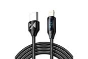 USB - Wozinsky WUCLC2 Lightning - USB-C 36W 480Mb/s cable 2m with display - black - 5907769308482